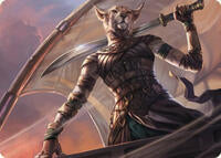 Mirri Weatherlight Duelist Art Card (28) - Art Series: Commander Masters