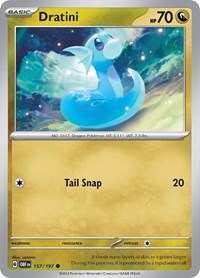 Dratini (157/197) - SV03: Obsidian Flames