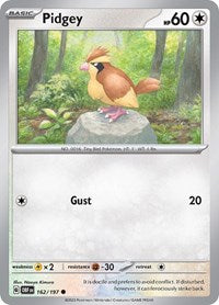 Pidgey (162/197) - SV03: Obsidian Flames