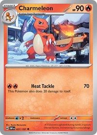 Charmeleon (027/197) - SV03: Obsidian Flames