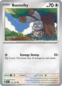 Bunnelby (175/197) - SV03: Obsidian Flames