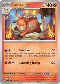 Camerupt (032/197) - SV03: Obsidian Flames
