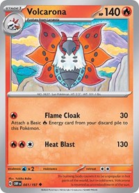 Volcarona (041/197) - SV03: Obsidian Flames