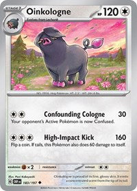 Oinkologne 183 197 (183/197) - SV03: Obsidian Flames