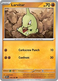 Larvitar (105/197) - SV03: Obsidian Flames