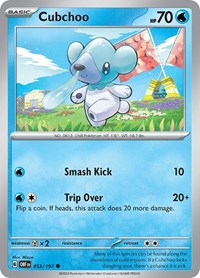 Cubchoo (053/197) - SV03: Obsidian Flames