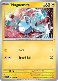 Magnemite (063/197) - SV03: Obsidian Flames