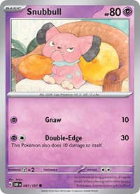 Snubbull (087/197) - SV03: Obsidian Flames
