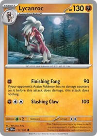 Lycanroc (117/197) - SV03: Obsidian Flames