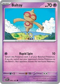 Baltoy (094/197) - SV03: Obsidian Flames