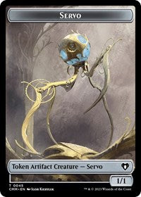 Servo Rat Double Sided Token (45 // 17) - Commander Masters