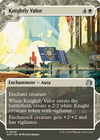 Knightly Valor (8) - Wilds of Eldraine: Enchanting Tales