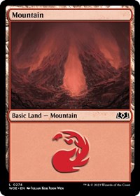 Mountain 0274 (274) - Wilds of Eldraine