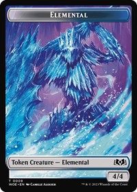 Elemental Token (9) - Wilds of Eldraine