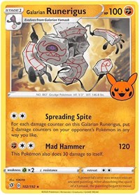 Galarian Runerigus (102/192) - Trick or Trade BOOster Bundle 2023