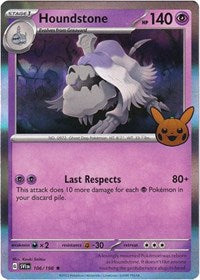 Houndstone (106/198) - Trick or Trade BOOster Bundle 2023