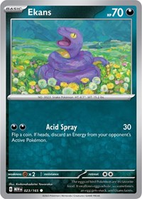 Ekans (023/165) - SV: Scarlet & Violet 151