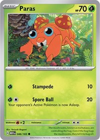Paras (046/165) - SV: Scarlet & Violet 151