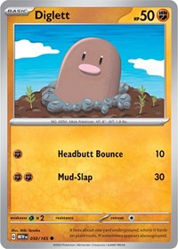 Diglett (050/165) - SV: Scarlet & Violet 151