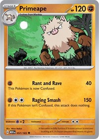 Primeape (057/165) - SV: Scarlet & Violet 151