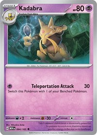 Kadabra (064/165) - SV: Scarlet & Violet 151