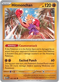 Hitmonchan (107/165) - SV: Scarlet & Violet 151