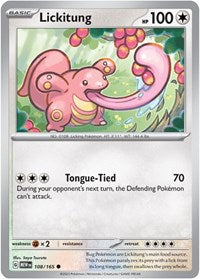 Lickitung (108/165) - SV: Scarlet & Violet 151