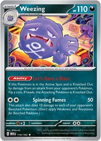 Weezing (110/165) - SV: Scarlet & Violet 151