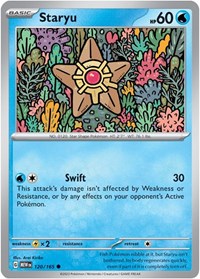 Staryu (120/165) - SV: Scarlet & Violet 151