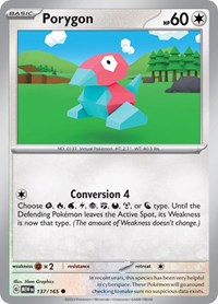 Porygon (137/165) - SV: Scarlet & Violet 151