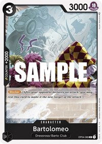 Bartolomeo (OP04-089) - Kingdoms of Intrigue