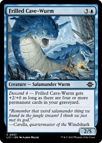 Frilled Cave Wurm (57) - The Lost Caverns of Ixalan