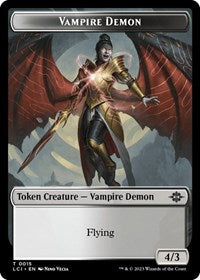 Vampire Demon Token (15) - The Lost Caverns of Ixalan