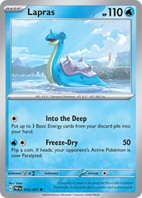 Lapras (016/091) - SV: Paldean Fates