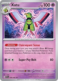 Xatu 026 091 (026/091) - SV: Paldean Fates