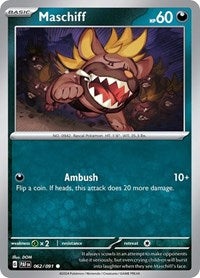Maschiff (062/091) - SV: Paldean Fates