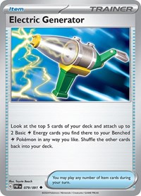 Electric Generator (079/091) - SV: Paldean Fates