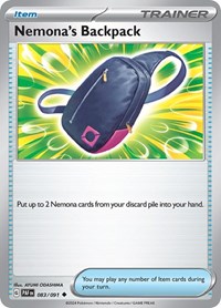 Nemona's Backpack (083/091) - SV: Paldean Fates