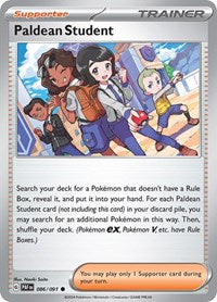 Paldean Student 086 091 (086/091) - SV: Paldean Fates