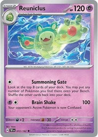 Reuniclus 072 162 (072/162) - SV05: Temporal Forces