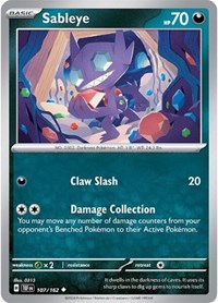 Sableye (107/162) - SV05: Temporal Forces