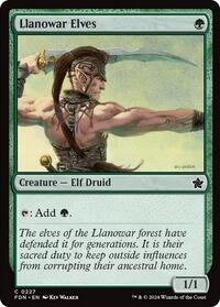 Llanowar Elves (227) - Foundations