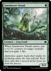 Sunshower Druid (195) - Bloomburrow