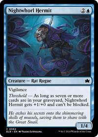 Nightwhorl Hermit (62) - Bloomburrow