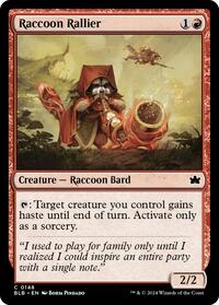 Raccoon Rallier (148) - Bloomburrow