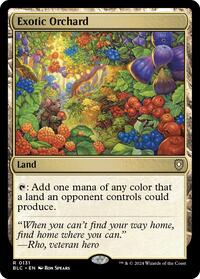 Exotic Orchard (131) - Commander: Bloomburrow