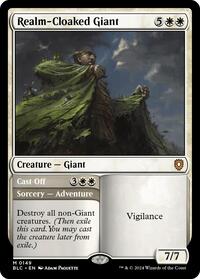 Realm Cloaked Giant (149) - Commander: Bloomburrow
