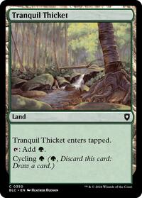 Tranquil Thicket (350) - Commander: Bloomburrow