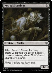 Nested Shambler (185) - Commander: Bloomburrow
