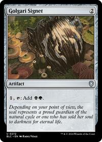 Golgari Signet (272) - Commander: Bloomburrow